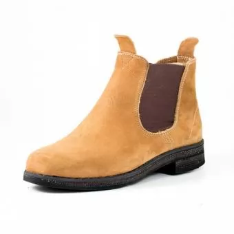 Botina em couro solado pneu 200N - Código 12