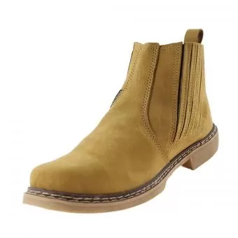 Botina em couro modelo 901L - Código 16