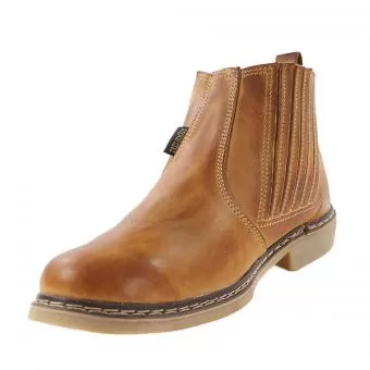 Botina em couro modelo 901L